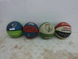 lot 241 image: lot of team logo basketballs