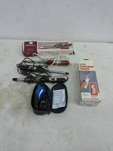 lot 399 image: Electronics Lot Hair Styling Tools and Fabric Steamer