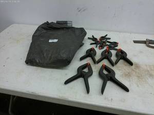 lot 420 image: Set of Heavy-Duty Plastic Clamps