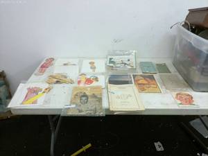 lot 497 image: Vintage Ephemera Lot Magazines, Paper Dolls, and Booklets