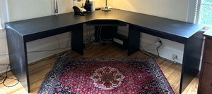 Black Corner Desk