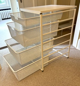 Elfa Storage Four Drawer Storage System