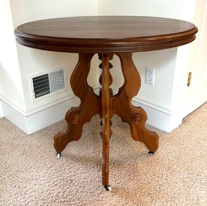 Antique Eastlake Parlor  Entry Table