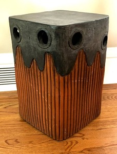 Beautiful Petite Clay Side Table