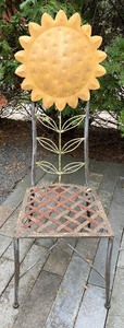 Vintage Metal Sun Chair