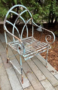 Charming Metal Patio Chair