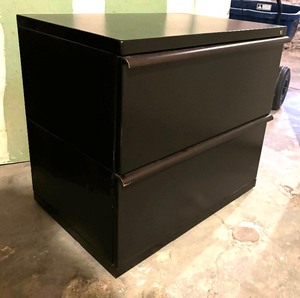 Two Drawer Lateral Metal File Cabinet #1
