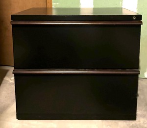 Two Drawer Lateral Metal File Cabinet #2