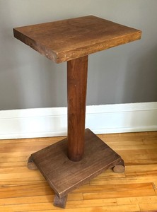 Vintage Oak Pedestal
