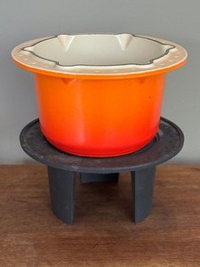 LeCreuset Cast Iron Fondue Pot