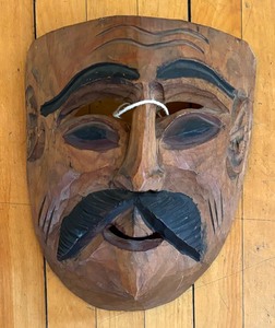 Vintage Wooden Mask