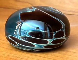 Artisan Crafted Art Glass Paperweight