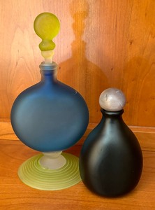 Two Gorgeous Glass Bottles