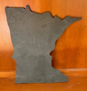 Slate State of Minnesota Decor