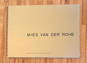 Ludwig Mies Van Der Rohe Book