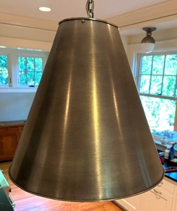 New Visual Comfort and Co Silver Metal Lamp Shade