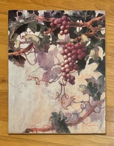 lot 59 image: Grape Vine Motif Print by J.H. Kamikura