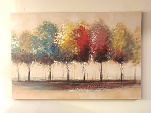 lot 16 image: Colorful Autumn Trees Print