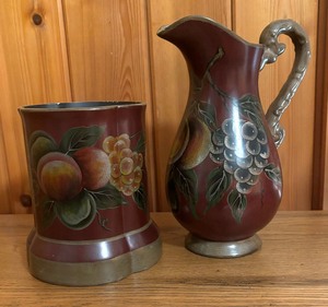 lot 30 image: Beautiful Vase and Pitcher by Raymond Waites
