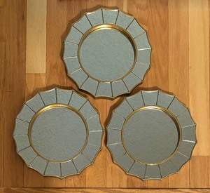 lot 88 image: Three Decorative Circular Wall Mirrors