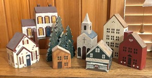 lot 106 image: Wooden Village Buildings