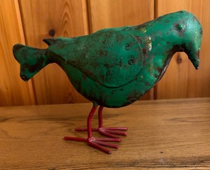 lot 108 image: Metal Bird Decorative Figurine