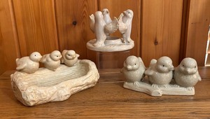 lot 121 image: Beautiful Bird Figurines