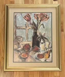 lot 170 image: Framed Still Life I Print by Joyce Combs