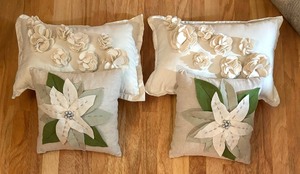 lot 87C image: Four Beautiful Accent Pillows