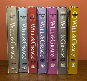 lot 249 image: Will and Grace Seasons One Through Eight DVD Collection