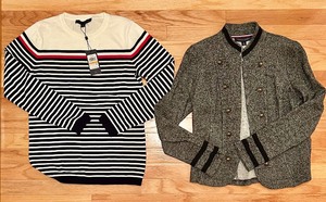 lot 231 image: New Tommy Hilfiger Jacket and Sweater