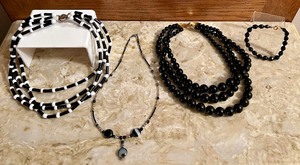 lot 233 image: Fun Beaded Necklaces and Bracelet