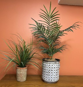 lot 240 image: Pair of Pretty Faux Plants