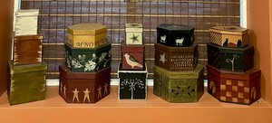 lot 243 image: Variety of Petite Decorative Storage Boxes