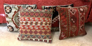lot 356A image: Four Amazing Accent Pillows