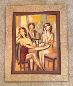 lot 367 image: Girl Talk Two Unframed Print