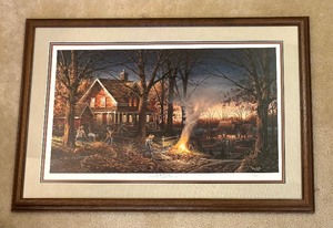 lot 373 image: Autumn Evening Limited Edition Print by Terry Redlin