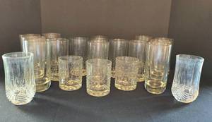 lot 161 image: Clear Glassware Options