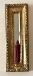 lot 394 image: Golden Mirror Candle Holder