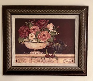 lot 139 image: Pretty Framed Print Patton Floral