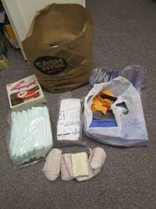 lot 73 image: Lot of pads and wraps...