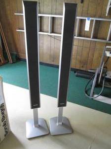 lot 110 image: 2 Panasonic tower speakers easy mul...