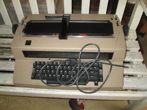 lot 121 image: IBM electric typewriter...