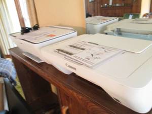 lot 164 image: HP Desk jet 2755e with Canon Pixma ...