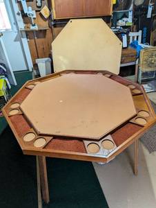 lot 230 image: Game Table, top measures 4 across...