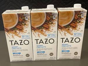 lot 43 image: 2 back 2.3 - Tazo Skinny Chai Latte Black Tea Concentrate 32 fl oz - Pack of 3