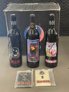 lot 206 image: Dead Red Non-Alcoholic Wine & Memorabilia Lot