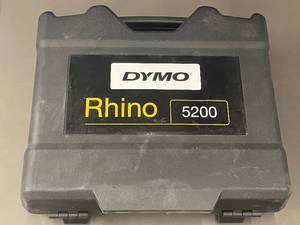 lot 51 image: DYMO Rhino 5200 Industrial Label Maker Kit