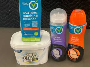 lot 108 image: 1.6 - Laundry Cleaning and Freshening Lot - OxiClean & Simply Done