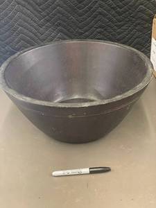 lot 109 image: Large Vintage Wooden Bowl
